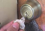 Key broken in a lock